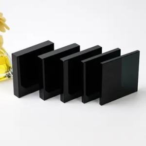 Quality tempered black tinted glass wholesale