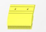 Pitch 9.068 Escalator Floor Plate Yellow Powder Coated Comb Plate In Escalator