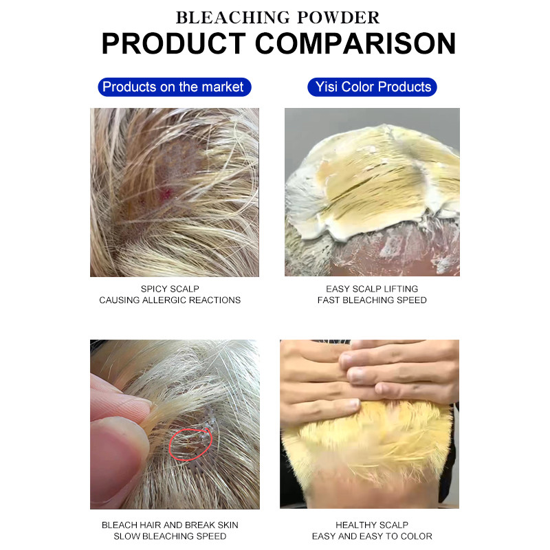 Men and Women Get the Perfect Blonde Look with Professional Salon Hair Bleaching Cream