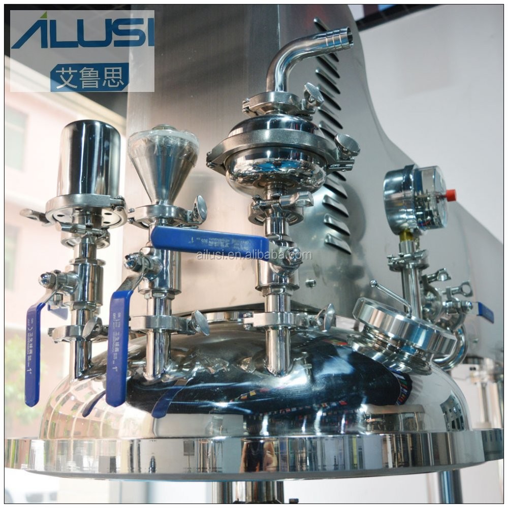 500L Cosmetic Toothpaste Production Line, 1 - 65 r.p.m Toothpaste Emulsifier Making Machine