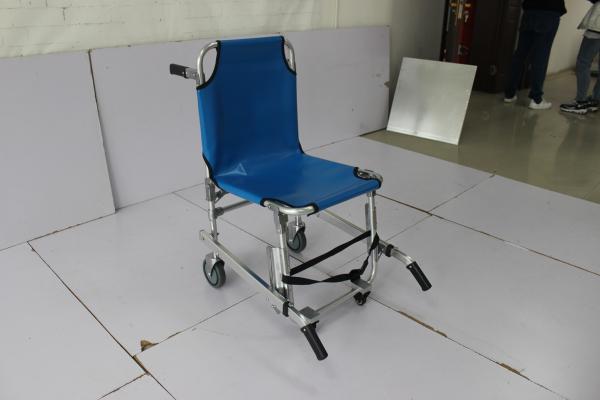 90CM 2 Fold Convertible Wheelchair Cum To Stretcher Hospital Ambulance Aluminum