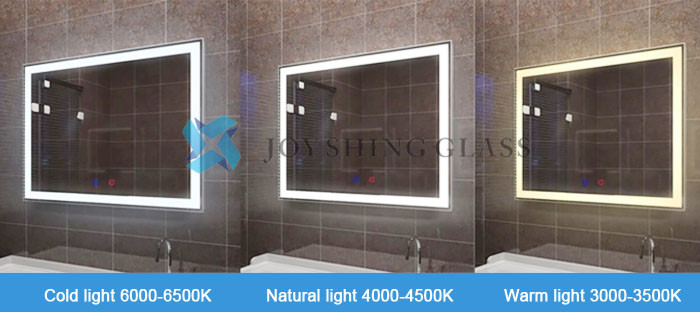 Rectangular LED Bathroom Mirror Anti Fog LED Light Mirror