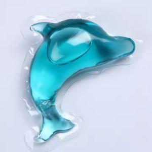 Quality 8g Dolphin-Shaped Concentrated Laundry Detergent Capsules Pods Green Fresh Forest Fragrance For Apparel 's wholesale