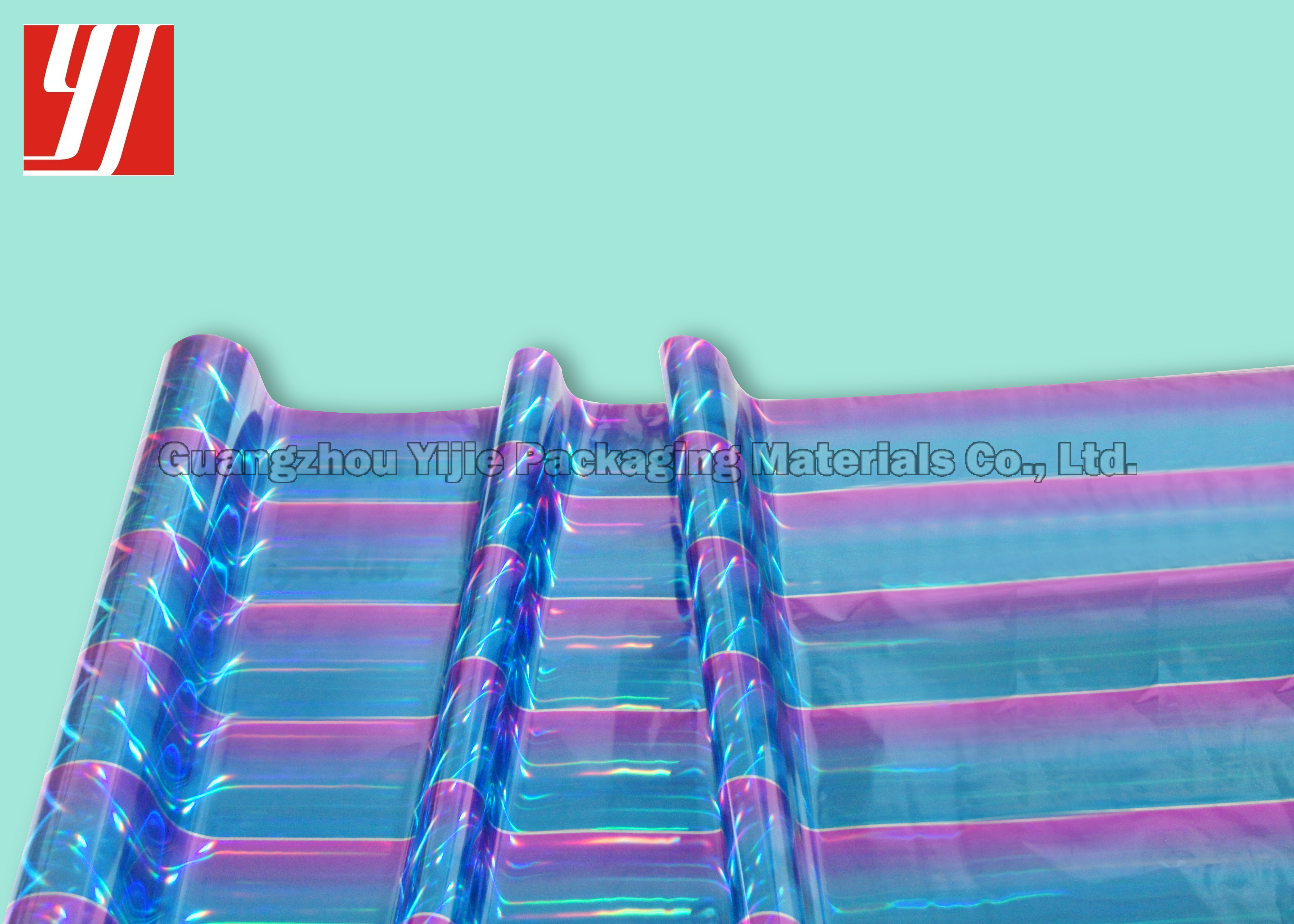 Custom Holographic Hot Stamping Foil For Corporate Identity Entertainment Media Fine Food Beverage