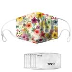 Women Non Disposable Printed Face Mouth Mask