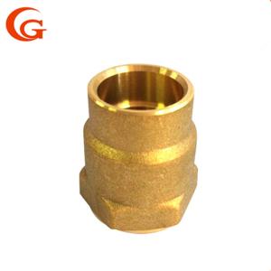 Quality JIS CNC Lead Free Brass Fittings Hexagonal Connection OEM Services wholesale