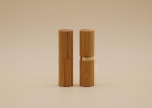 Quality Natural Bamboo Lip Balm Tubes , Bamboo Lipstick Tubes For Personal Care wholesale