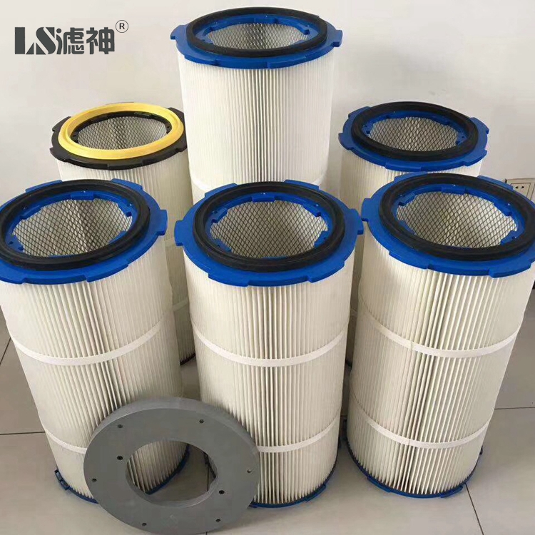 99.99% Dust Collector Air Filter , ISO9001 Cartridge Air Filter