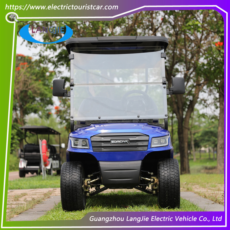 2 Seater Electric Golf Cart With Cargo Box AC Motor For Optimal Golf Course Performance