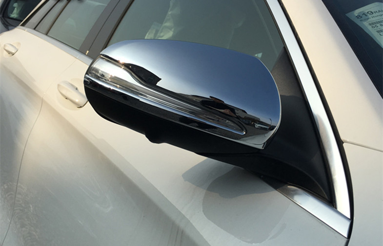 Mercedes Benz GLC 2015 2016 X205 Outer Body Trim Parts Chromed Side Mirror Cover