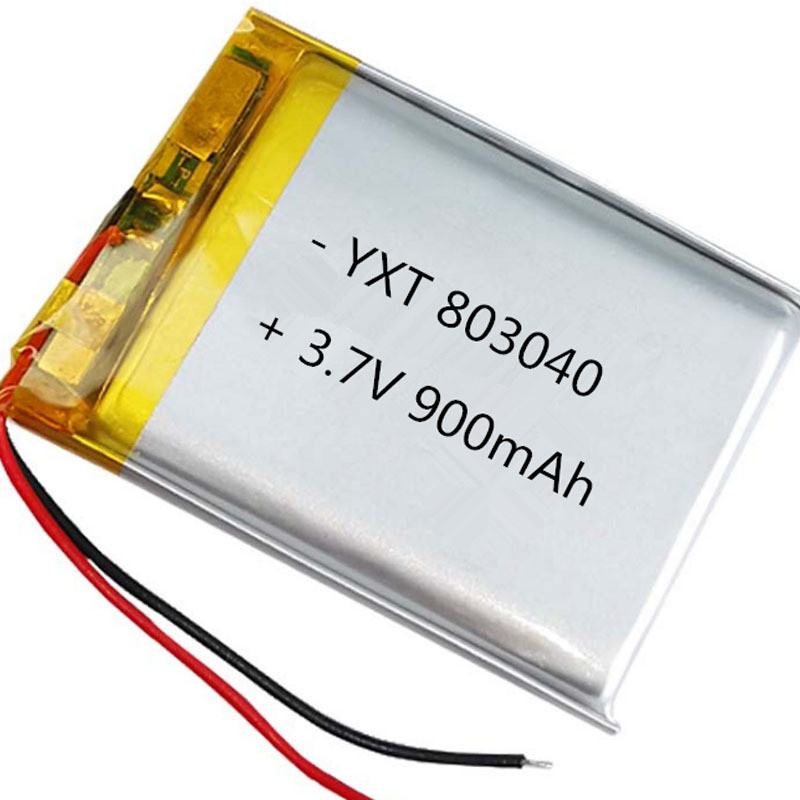Custom made PL803040 900mAh 3.7 V Lithium Ion Polymer Battery for sale