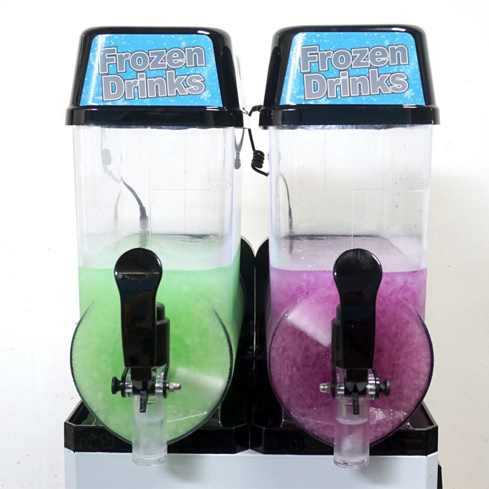2 bowls 12Lx2 commercial CE certificate ice slush machine margarita machine slushy machine