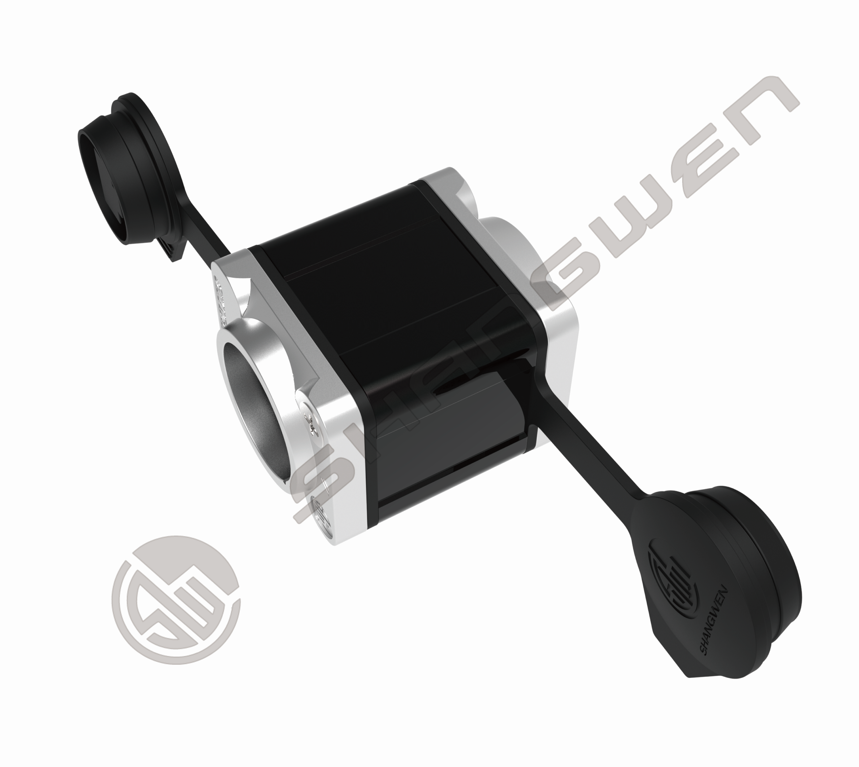 IP65 Waterproof Female RJ45 Connector Ethernet Network Cat5e Coupler Adapter for Power Connection in Outdoor Environments
