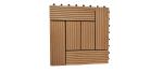 Anti Slip Extruded SGS 300mmX300mm WPC DIY Decking