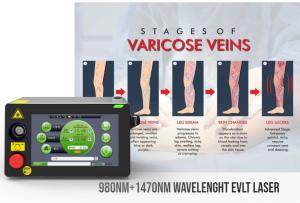 Quality Harlas EVLT Laser Machine 1470nm Varicose Veins Medical Devices wholesale