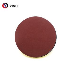 Quality Red Orbital Aluminum Sanding Disc 80 Grit Hook And Loop Sandpaper wholesale