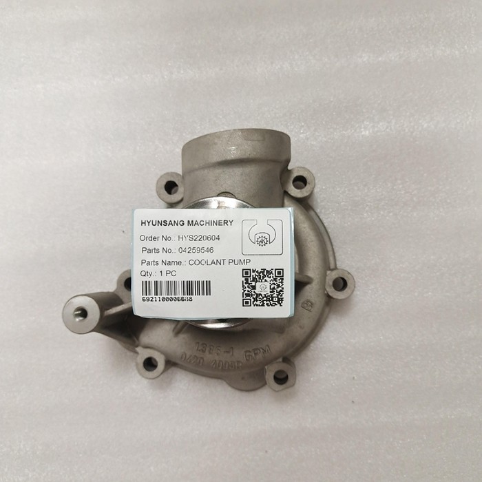 Excavator Parts Coolant Pump Water Pump 04259546 0425 9546 For TCD2012 L04/06 2V