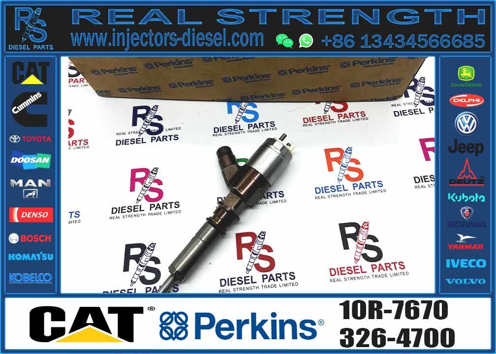 Diesel Fuel Engine Injector 10R-7675 2645A743 10R-7670 317-2300 Fuel Injector For Cat Excavator Engine C6 C6.4