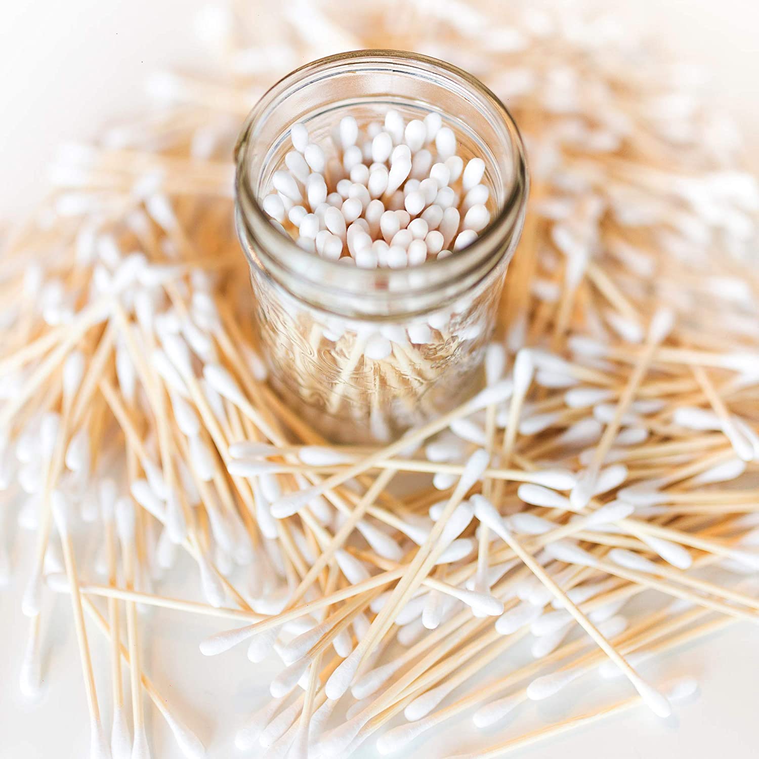 Chlorine-Free Dental Consumables All Natural Biodegradable Cotton Tips