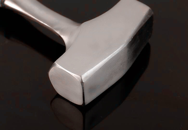 One Piece Stoning hammer(XL-0074) with polishing surface, conjoined steel handle and good price
