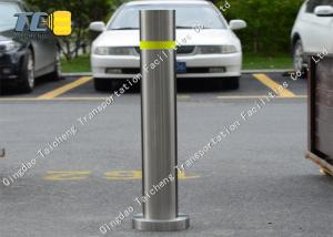 Quality Cast Iron Steel Fixed Post Removable Traffic Bollards Anti Rust Sliver wholesale