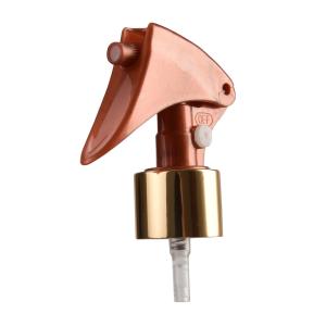 Quality Aluminum Fine Mist Trigger Sprayer Non Spill Gold Silver color wholesale