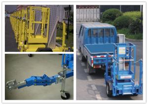 Quality 8 Meter Hydraulic Work Platform , Trailer Mounted Lift For One Person wholesale