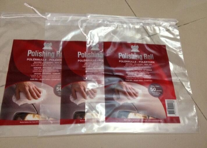 Biodegradable drawstring laundry poly bag with printing,Logo Printed Poly Drawstring Hotel/Travel Laundry Plastic bag