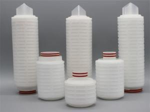 Quality microporous PES Film 50um PP Pleated Filter Cartridge wholesale