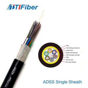Quality ADSS 6 12 24 48 Core Outdoor Fiber Optic Cable OEM ODM Available wholesale