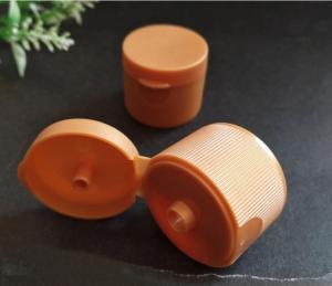 Quality Colored Flip Top Dispensing Caps , Silk Printing Flip Top Bottle Lids For Toothpaste Tubes wholesale