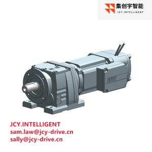 Quality 235Nm Helical Bevel Drive Gear Motor Reducer R57DRN80M4BE1HR 0.75KW 48.23 IE3 wholesale