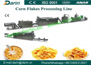 Quality Puff Snacks / Corn Flakes / maize flakes making machine , corn flakes machinery wholesale