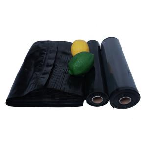 Quality CE Black Clear Vacuum Sealer Rolls Meat Vegetable Embossed Vacuum Sealer Bags wholesale