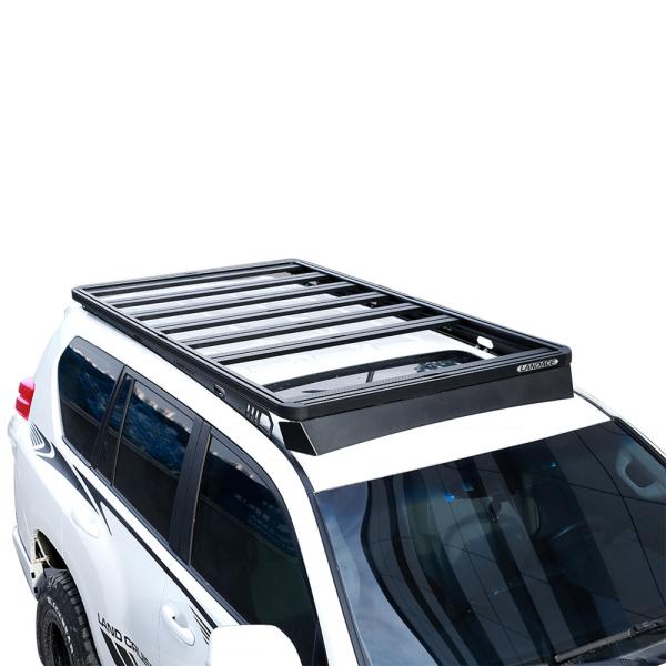 Low Profile Land Cruiser LC200 Roof Rail Rack for Toyota Prado SUS304 Backbone