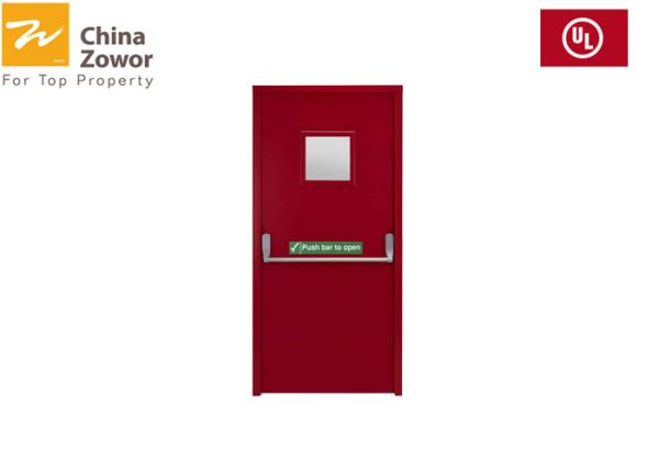 Gal. Steel Powder Coated Fire Rated Exterior Doors/ 1 Hour Rated Insulated Fire