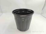 Series 6 Black plastic plant pot BN170