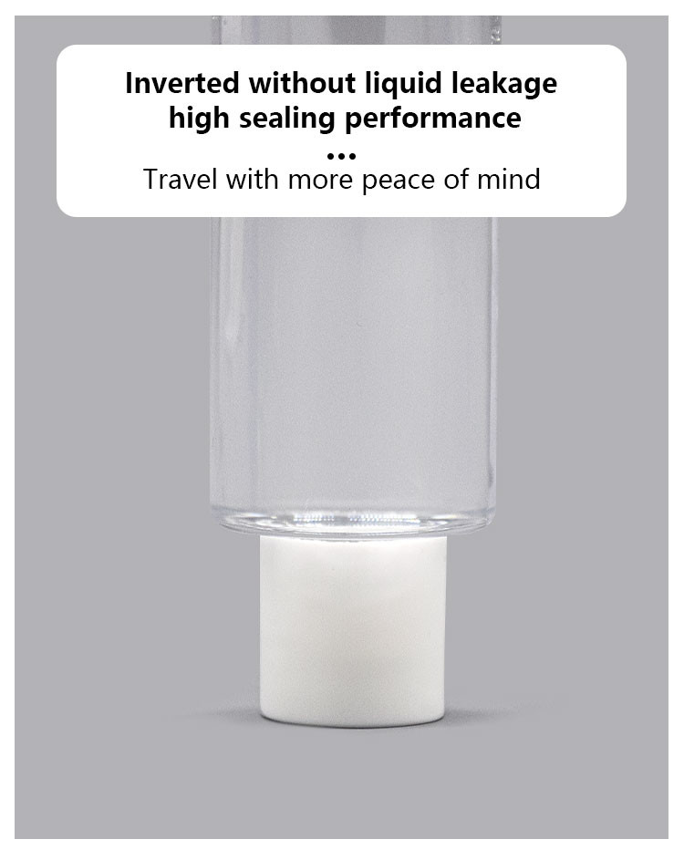 150ml Hair Shampoo/ Make Up Remover Bottle PP PET Water Toner Squeeze Disc Top