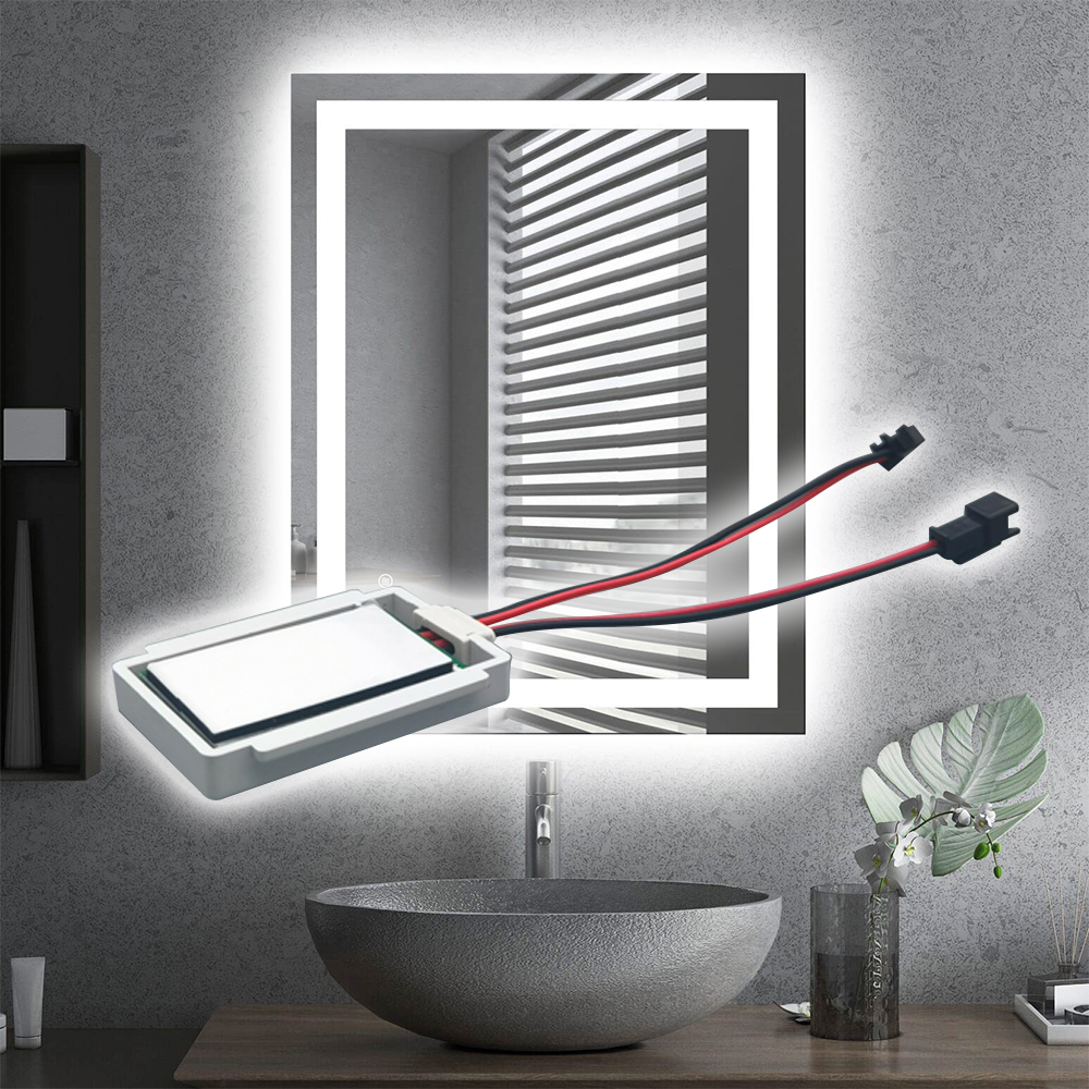 110V 240VAC LED Strip Light Controller Touch Button Wall Switch for Smart Mirror