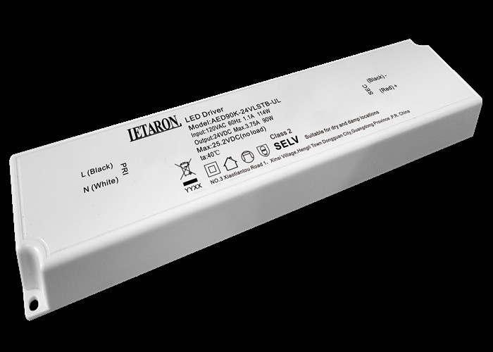 Bathroom LED Strip Light Low Voltage LED Driver 90W 24V Dimmable