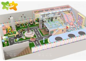 Quality Kids Zone Plastic Indoor Playset , Soft Play Structures Unique Design Non Toxic Material wholesale