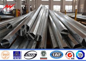 Quality 11kv Utility Power Poles Hot Dip Galvanized Octagonal wholesale