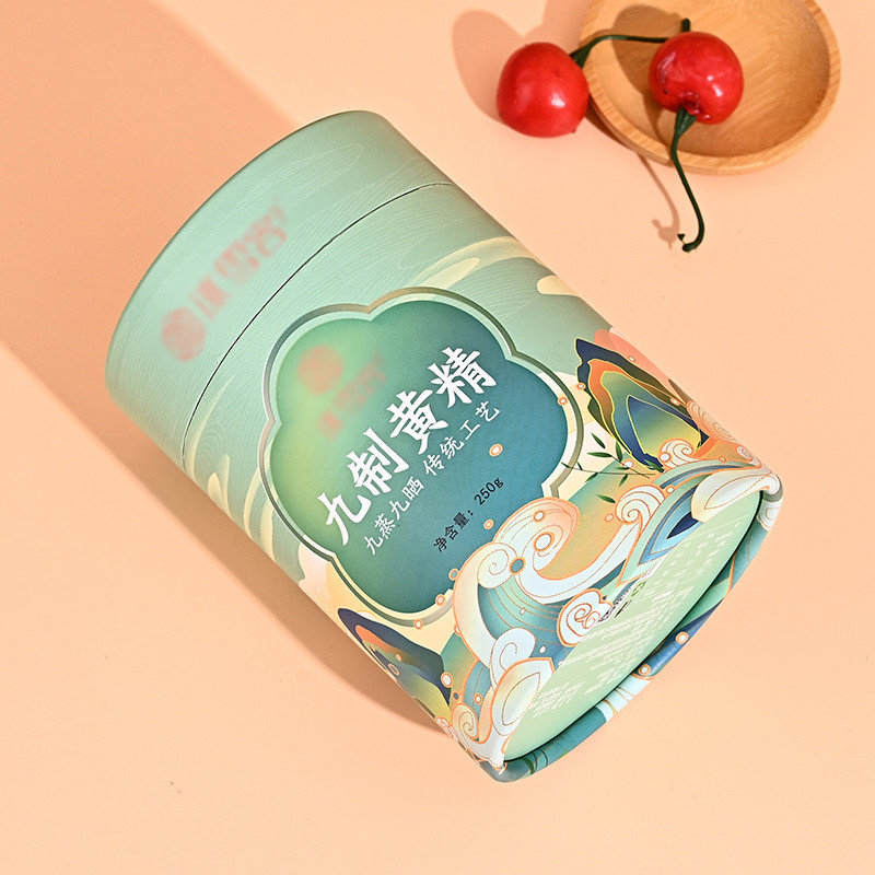Food Grade Cardboard Cylinder Empty Paper Tube Packaging Coffee Tea Cans
