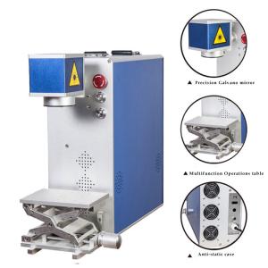 Quality Germany IPG Raycus 20W Fiber Laser Marking for metal/plastic/stainless steel/jewelry engraver machine wholesale