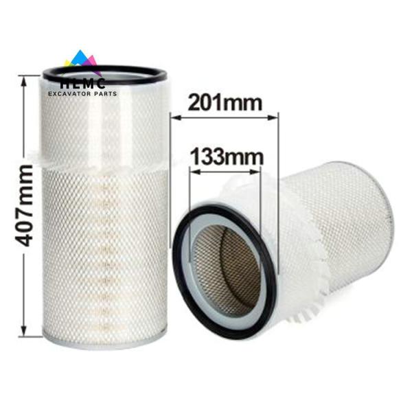 Construction Machinery Parts Air Oil Filter Kit Excavator Fuel Assembly XG820