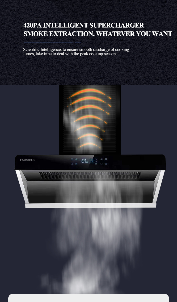 Kitchen Electric Integrated Extractor Hood 90cm Side Vent