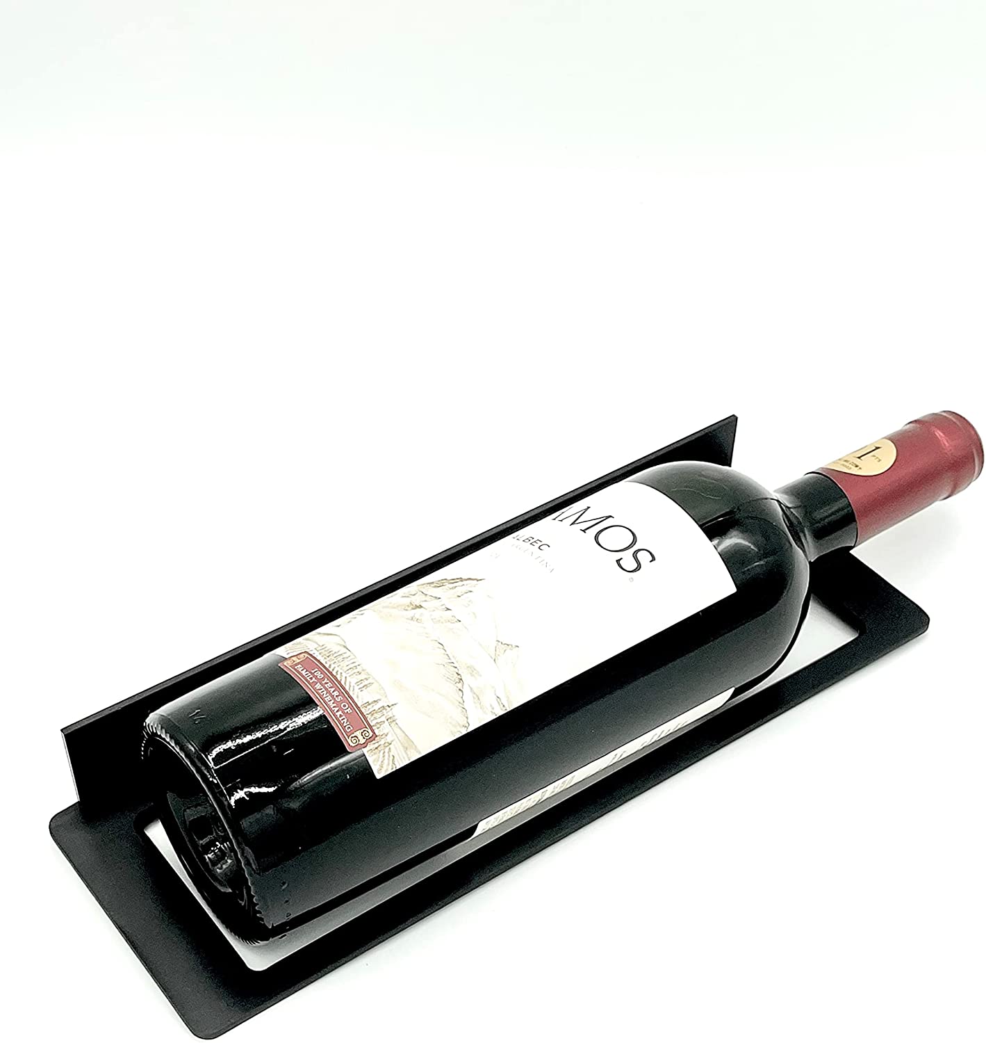 Metal Wall Red Wine Rack Hooks Bracket Hanging Wine Bottle Wall Holder for Kitchen and Bar