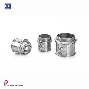 Quality IEC 61386 20-25mm Connector Set Screw Type Zinc Die Cast Topele wholesale
