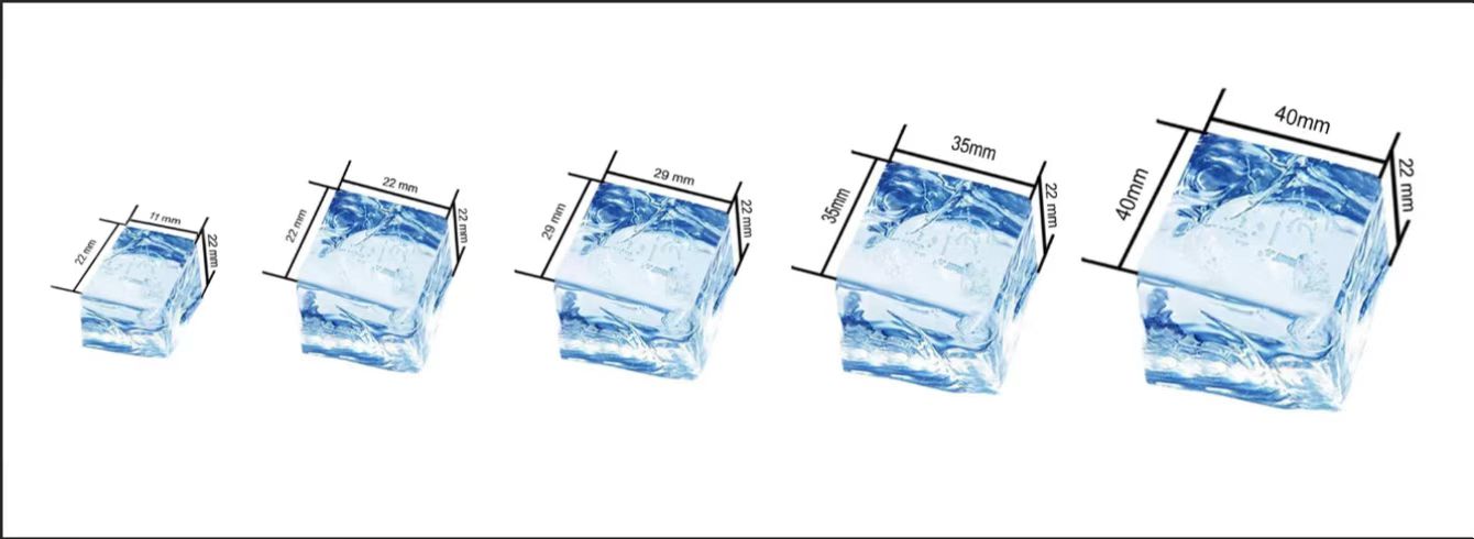 Industrial Custom Cube Ice Makers 1-20 Ton Capacity Perfect for Large-Scale Production