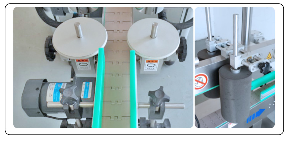 Pharmaceutical Chemical Self Adhesive Double Sided Labeling Machine